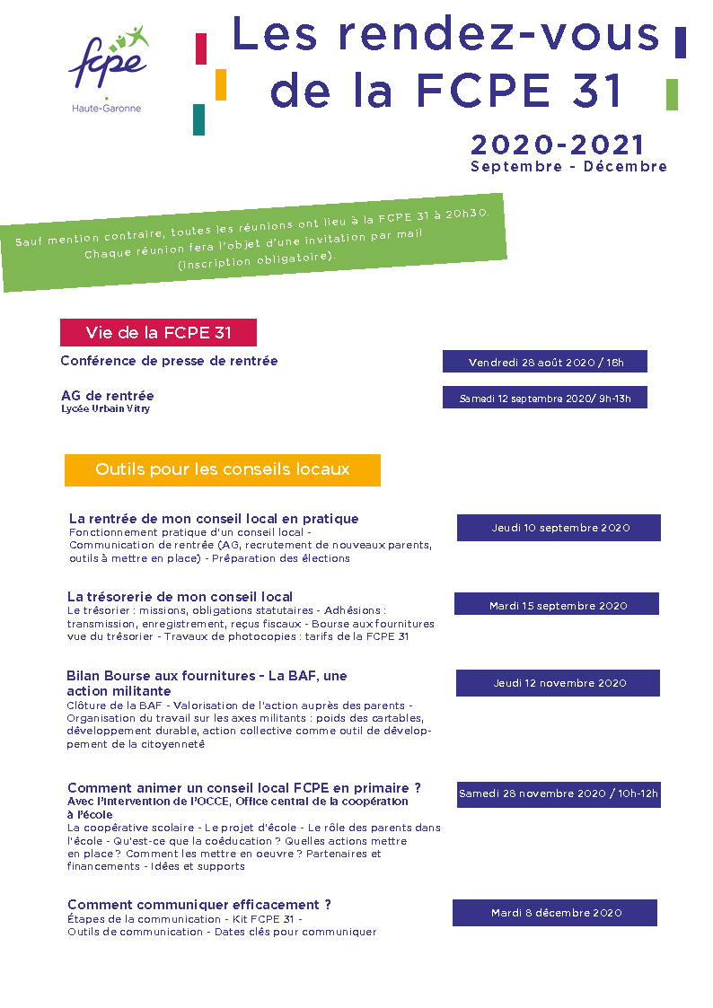 Formations FCPE 31