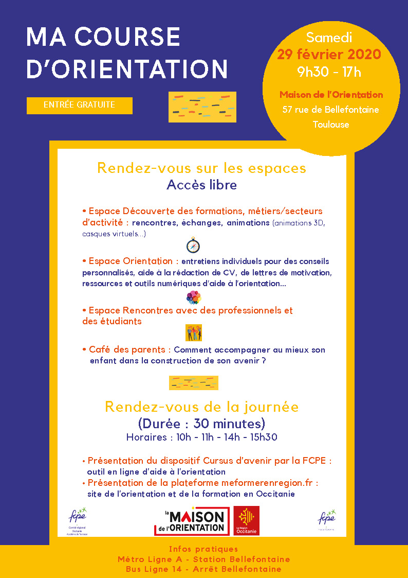 Programme Course orientation 29 février 2020