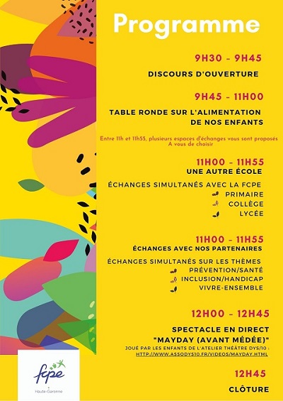 Programme Fete des Parents